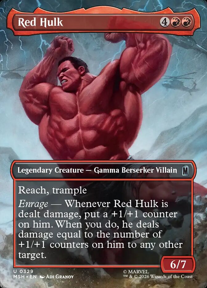 Red Hulk - Marvel Super Heroes