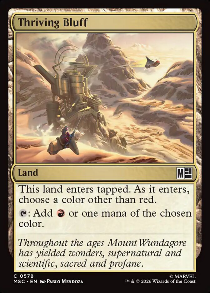 Thriving Bluff - Marvel Super Heroes Commander