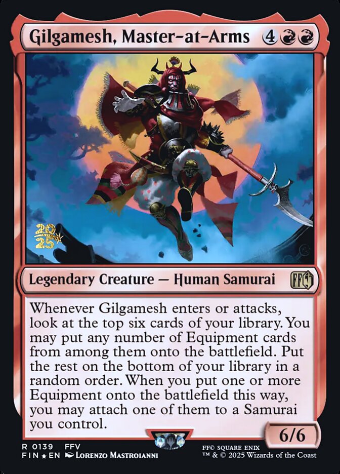 Gilgamesh, Master-at-Arms - Final Fantasy Promos