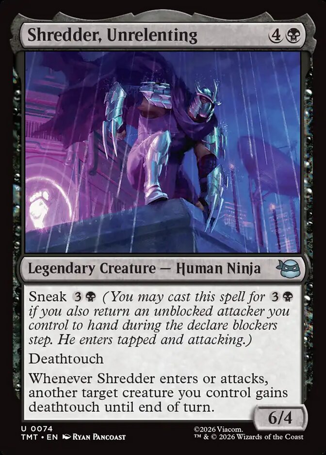 Shredder, Unrelenting - Teenage Mutant Ninja Turtles