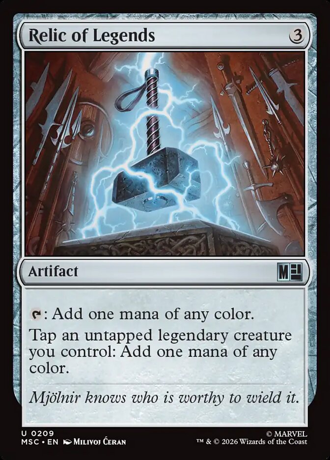 Relic of Legends - Marvel Super Heroes Commander