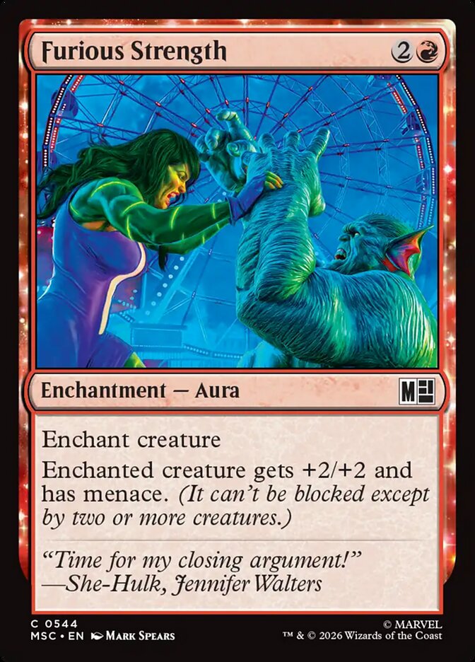 Furious Strength - Marvel Super Heroes Commander