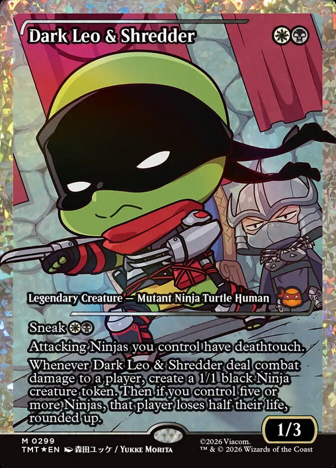 Dark Leo & Shredder - Teenage Mutant Ninja Turtles