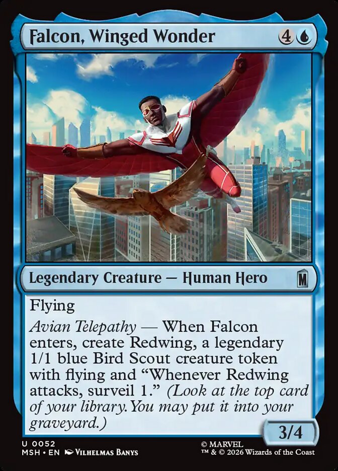 Falcon, Winged Wonder - Marvel Super Heroes