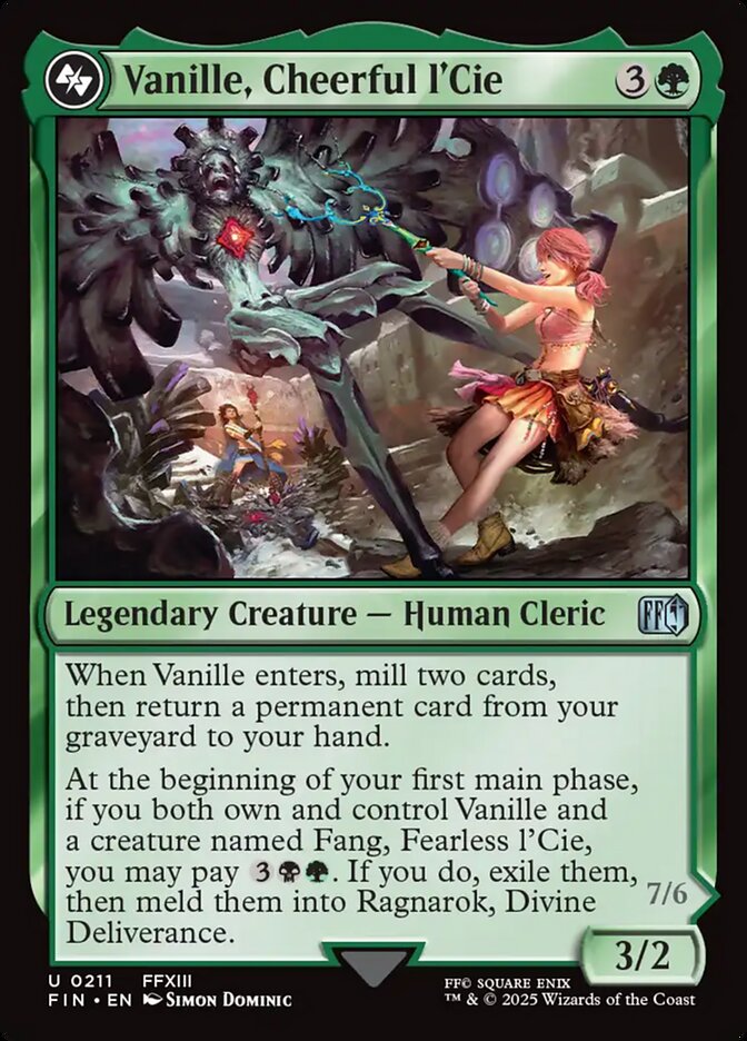 Vanille, Cheerful l'Cie - Final Fantasy