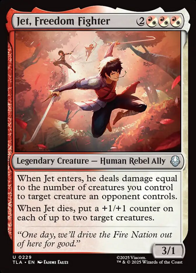 Jet, Freedom Fighter - Avatar: The Last Airbender