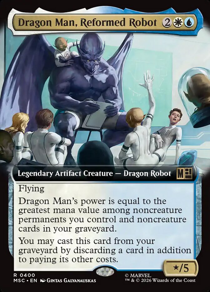 Dragon Man, Reformed Robot - Marvel Super Heroes Commander