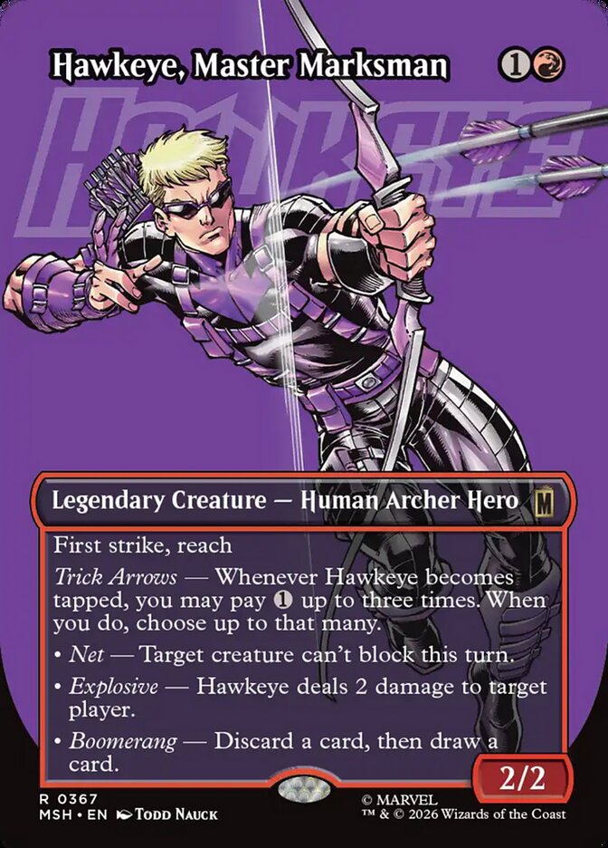 Hawkeye, Master Marksman - Marvel Super Heroes