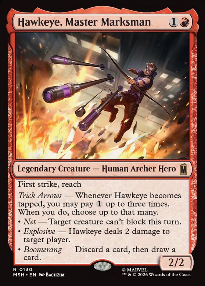 Hawkeye, Master Marksman - Marvel Super Heroes