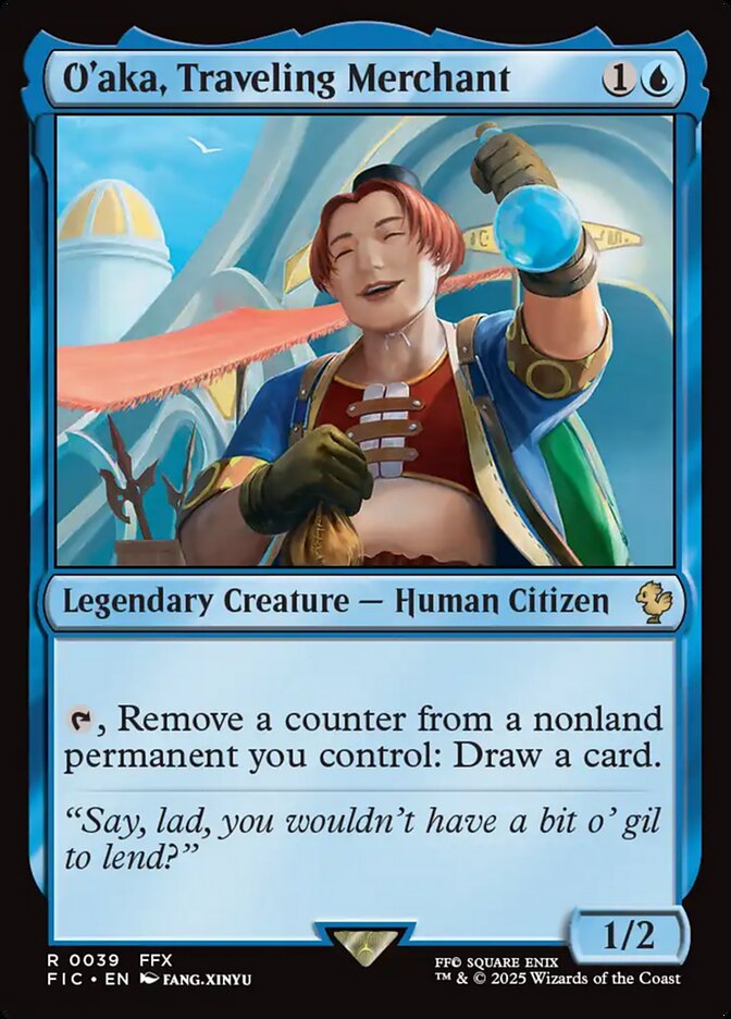 O'aka, Traveling Merchant - Final Fantasy Commander