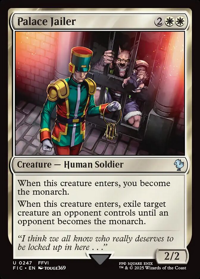 Palace Jailer - Final Fantasy Commander