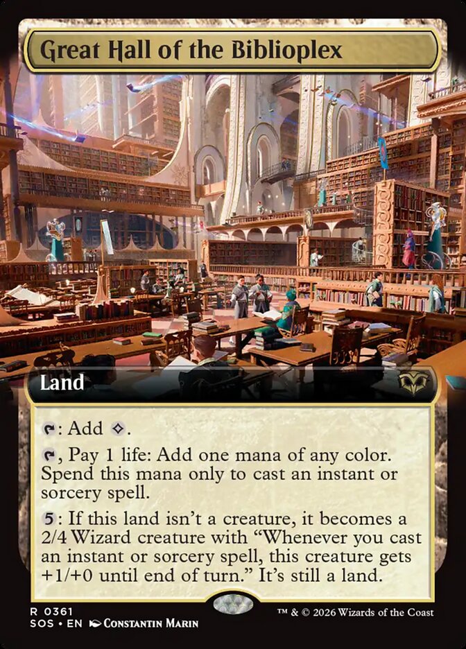 Great Hall of the Biblioplex - Secrets of Strixhaven