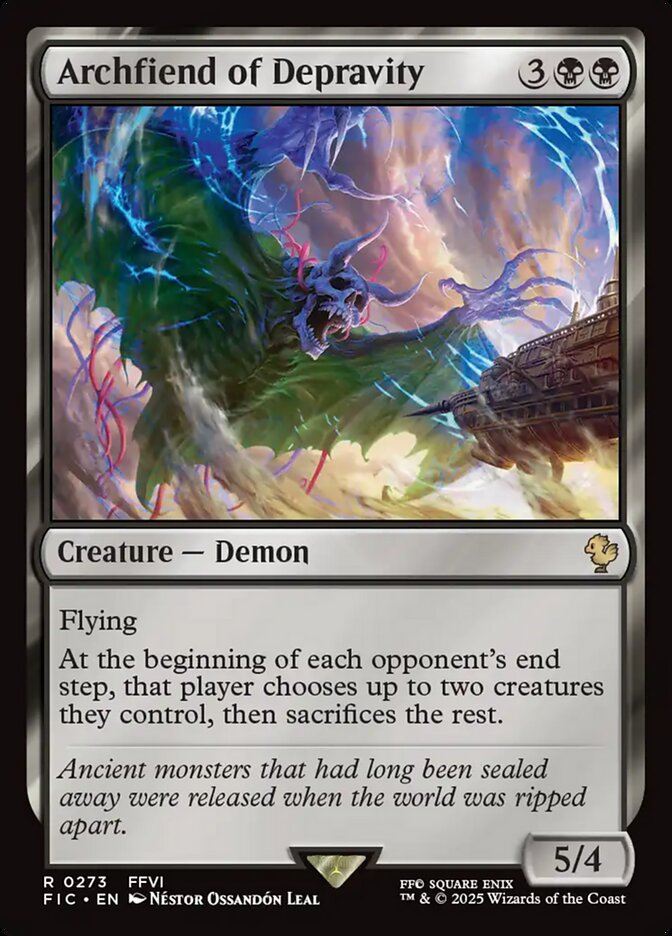 Archfiend of Depravity - Final Fantasy Commander