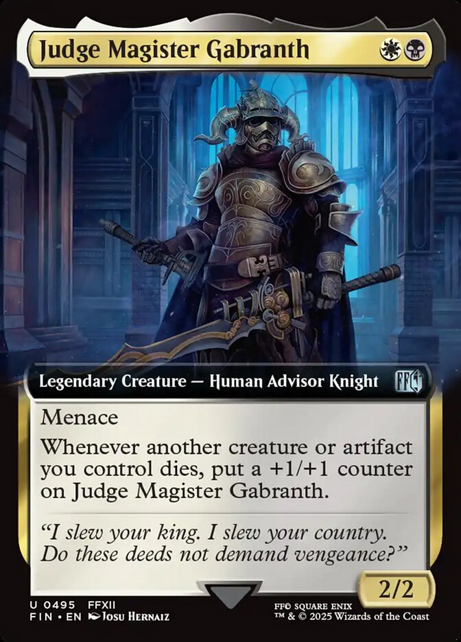 Judge Magister Gabranth - Final Fantasy