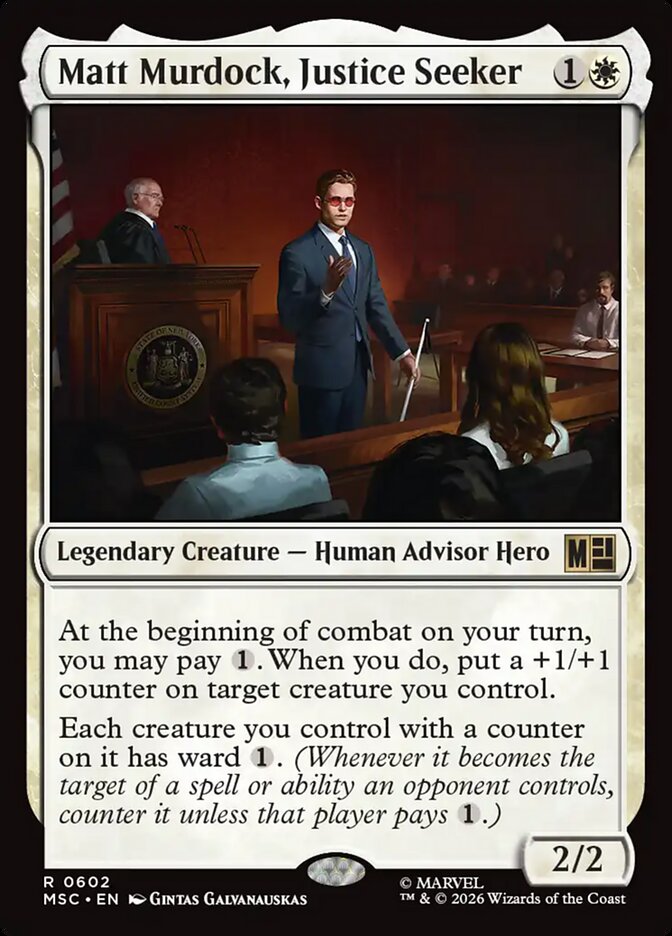 Matt Murdock, Justice Seeker - Marvel Super Heroes Commander