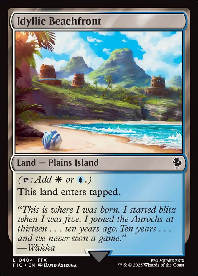 Idyllic Beachfront - Final Fantasy Commander