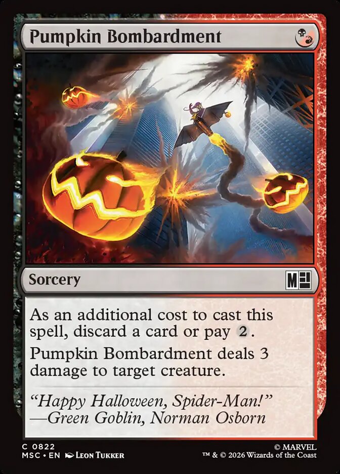 Pumpkin Bombardment - Marvel Super Heroes Commander