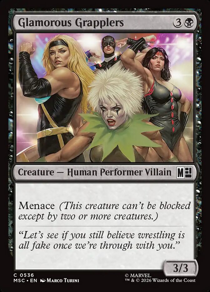 Glamorous Grapplers - Marvel Super Heroes Commander