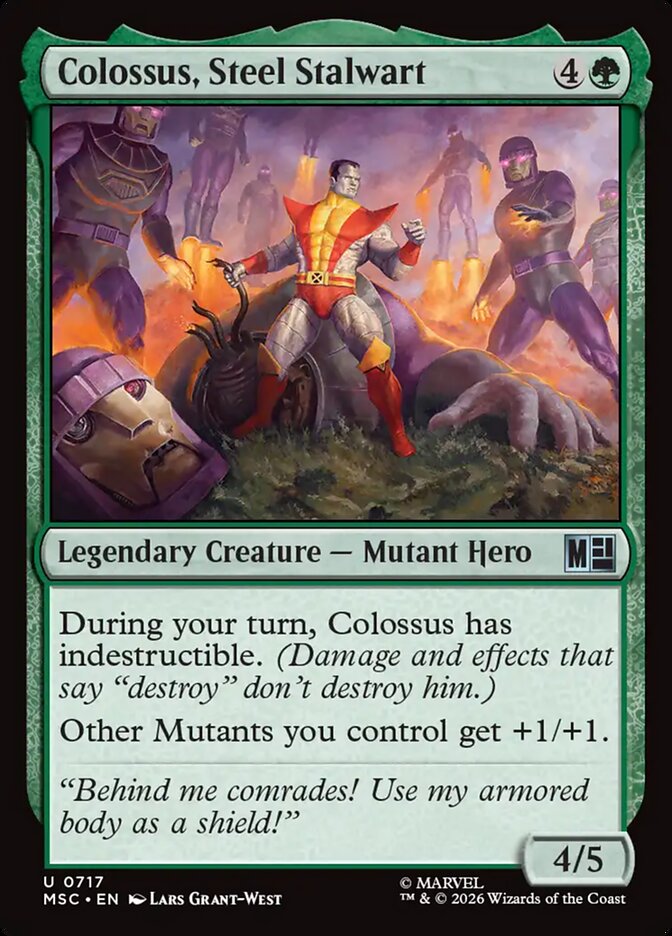 Colossus, Steel Stalwart - Marvel Super Heroes Commander