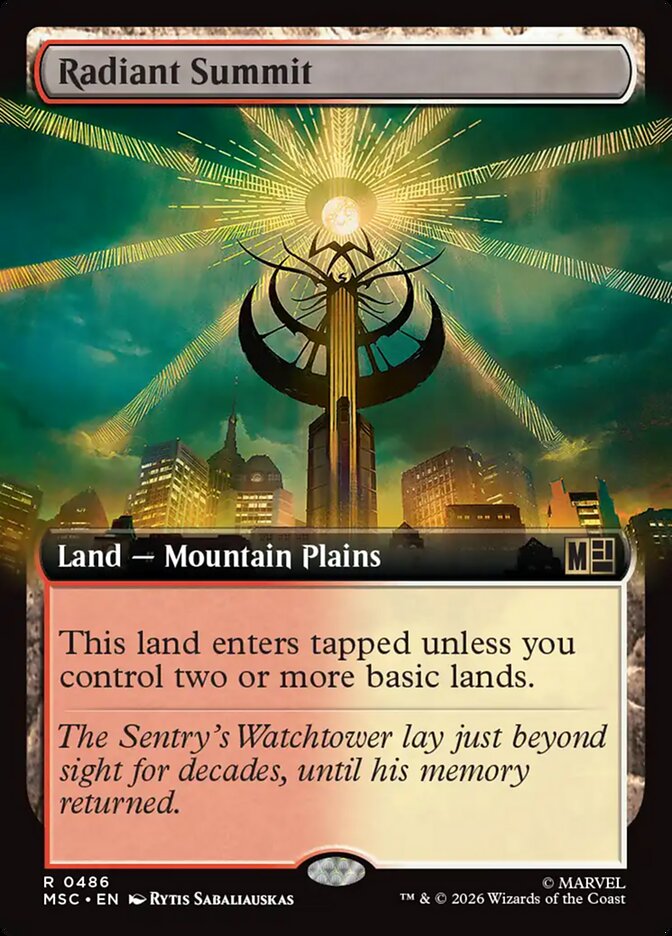 Radiant Summit - Marvel Super Heroes Commander
