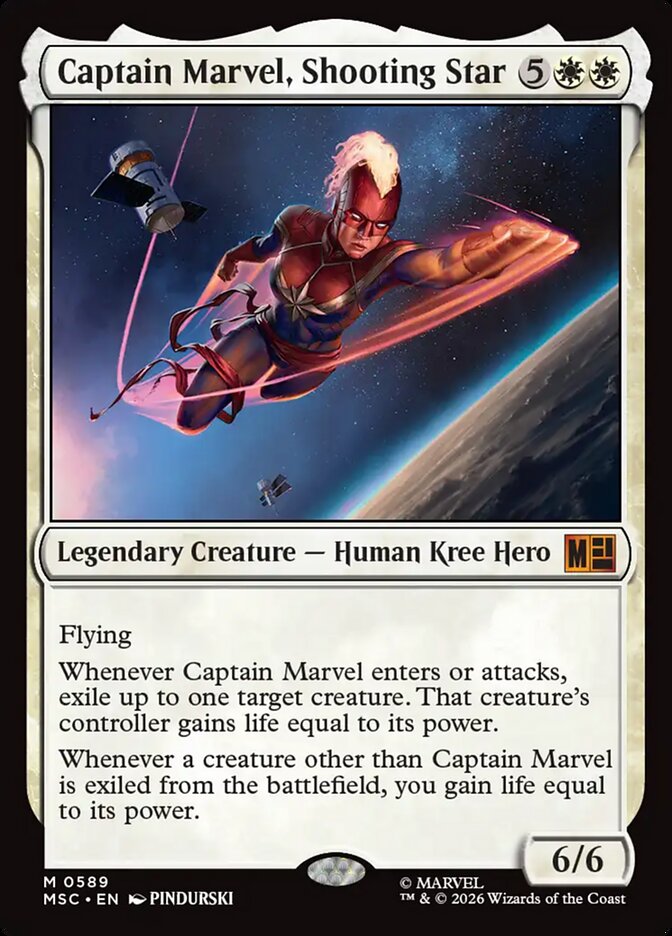 Captain Marvel, Shooting Star - Marvel Super Heroes Commander