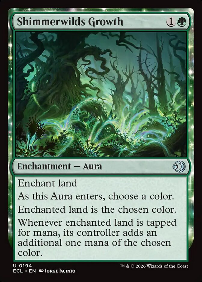 Shimmerwilds Growth - Lorwyn Eclipsed