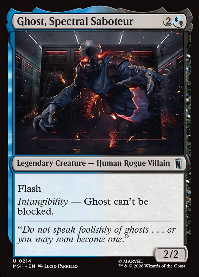 Ghost, Spectral Saboteur - Marvel Super Heroes