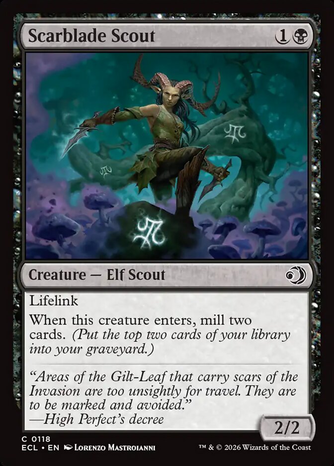 Scarblade Scout - Lorwyn Eclipsed