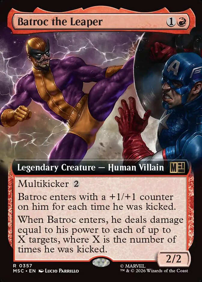 Batroc the Leaper - Marvel Super Heroes Commander