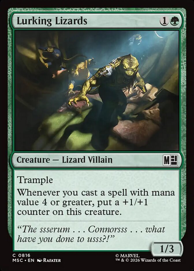 Lurking Lizards - Marvel Super Heroes Commander