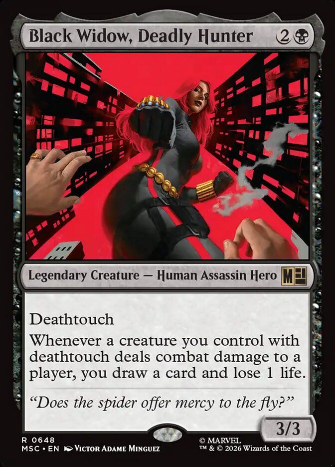 Black Widow, Deadly Hunter - Marvel Super Heroes Commander