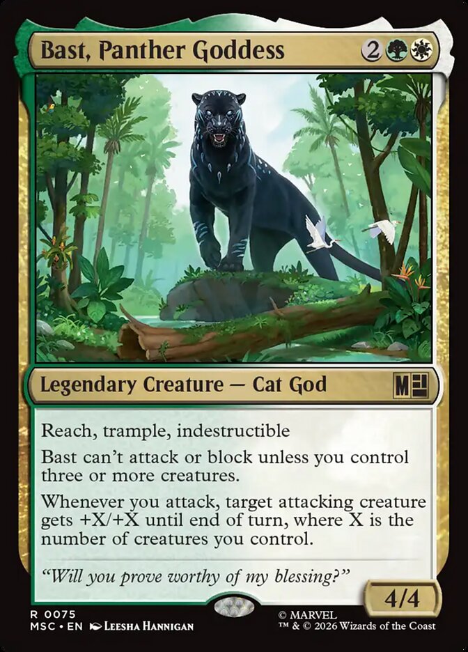 Bast, Panther Goddess - Marvel Super Heroes Commander