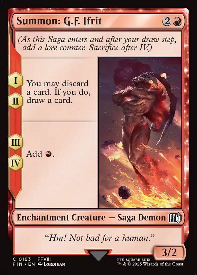 Summon: G.F. Ifrit - Final Fantasy