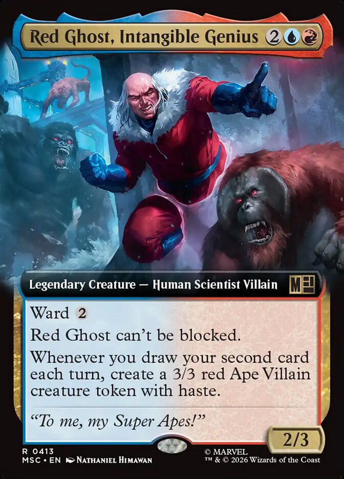 Red Ghost, Intangible Genius - Marvel Super Heroes Commander