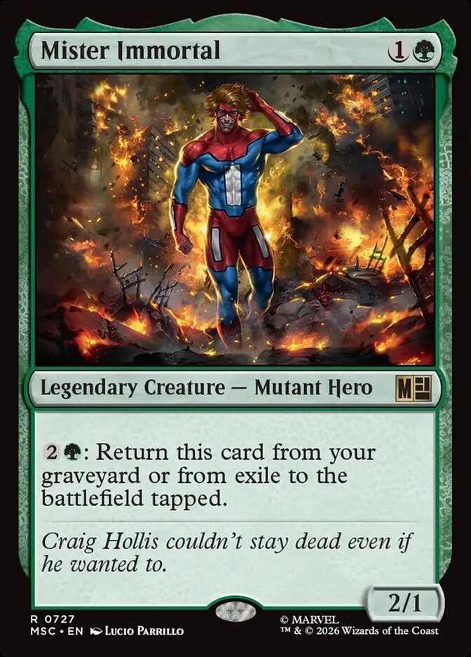 Mister Immortal - Marvel Super Heroes Commander