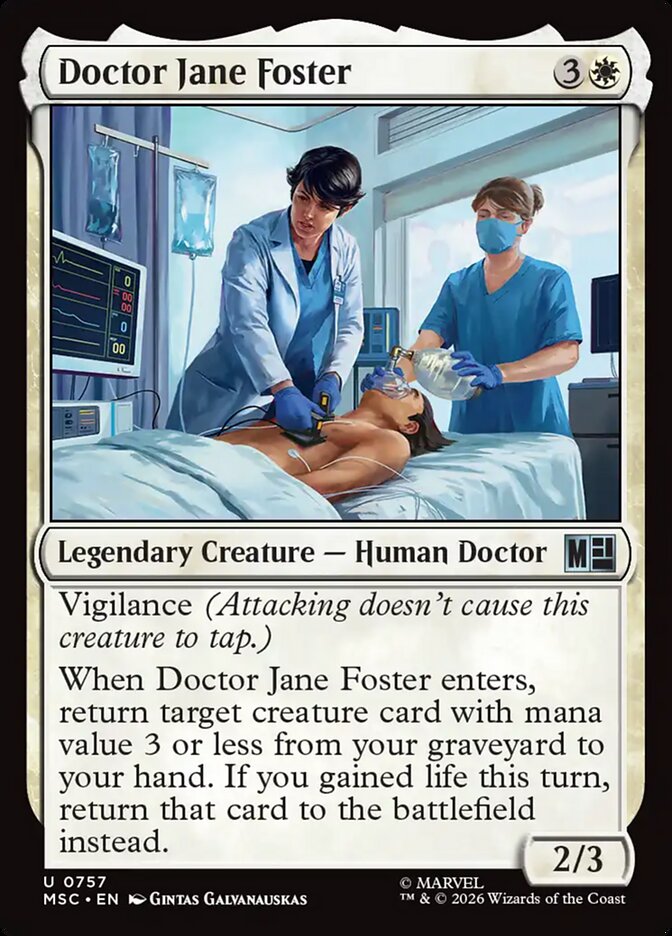 Doctor Jane Foster - Marvel Super Heroes Commander