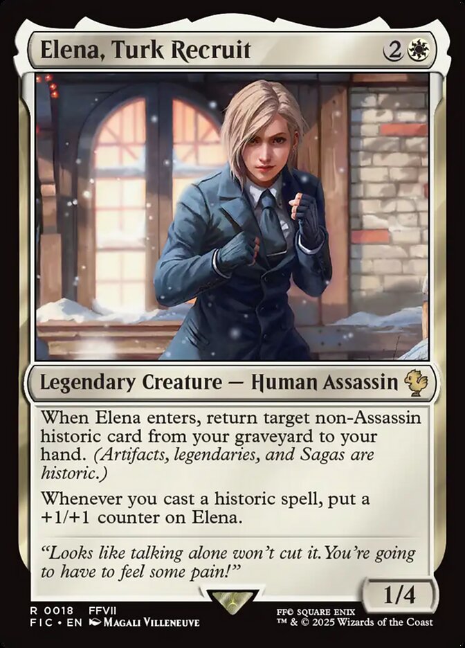 Elena, Turk Recruit - Final Fantasy Commander
