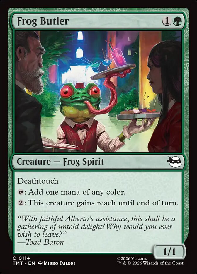 Frog Butler - Teenage Mutant Ninja Turtles