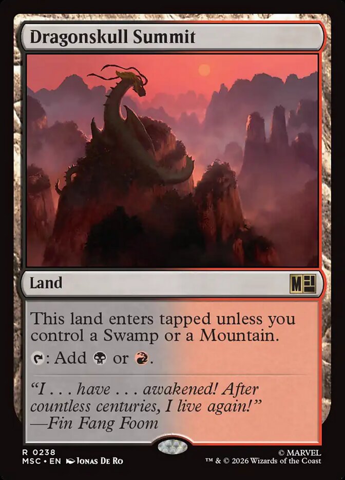 Dragonskull Summit - Marvel Super Heroes Commander