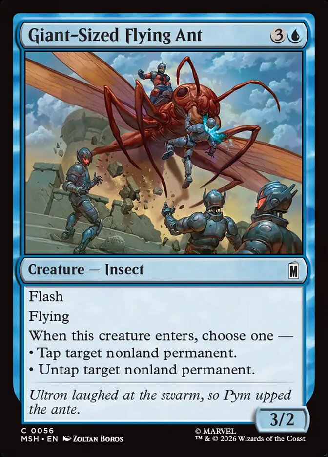 Giant-Sized Flying Ant - Marvel Super Heroes