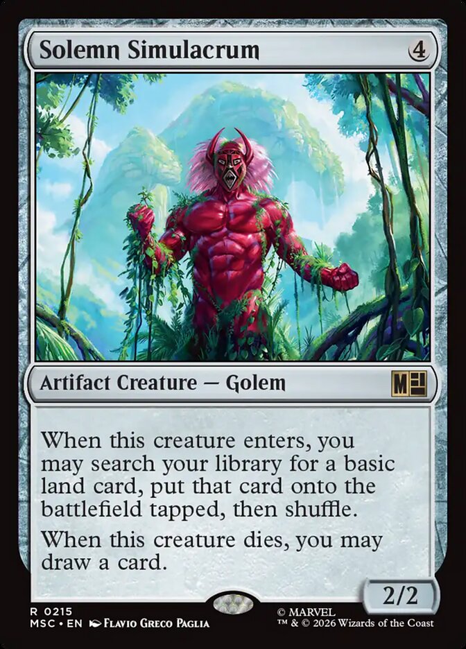 Solemn Simulacrum - Marvel Super Heroes Commander