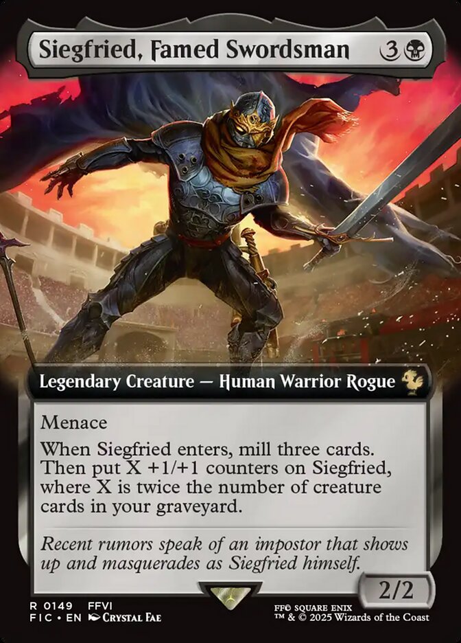 Siegfried, Famed Swordsman - Final Fantasy Commander