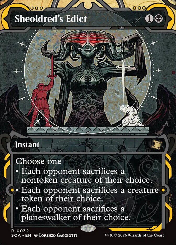 Sheoldred's Edict - Secrets of Strixhaven Mystical Archive