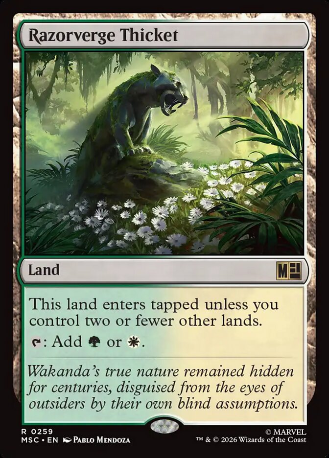 Razorverge Thicket - Marvel Super Heroes Commander