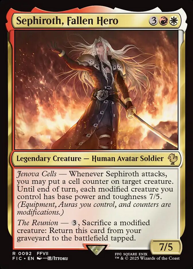 Sephiroth, Fallen Hero - Final Fantasy Commander
