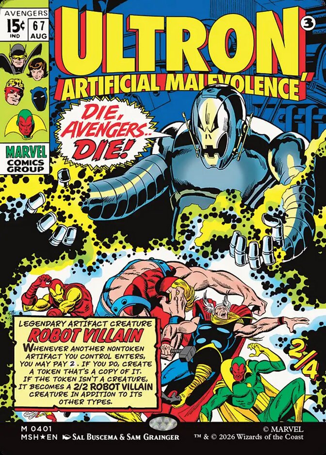 Ultron, Artificial Malevolence - Marvel Super Heroes