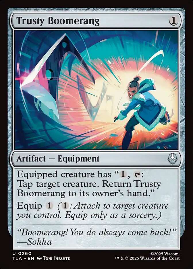 Trusty Boomerang - Avatar: The Last Airbender