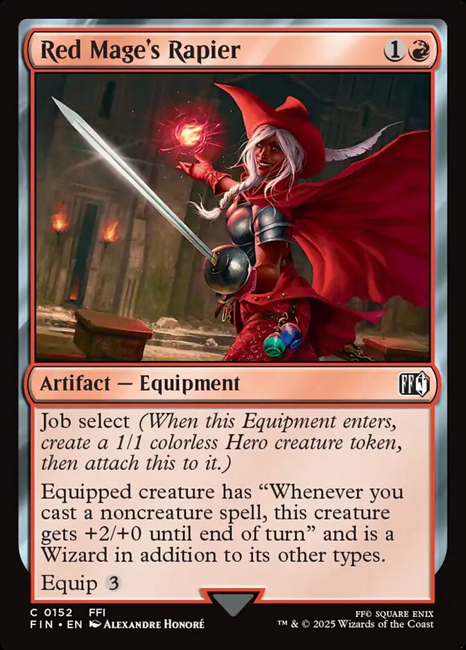 Red Mage's Rapier - Final Fantasy