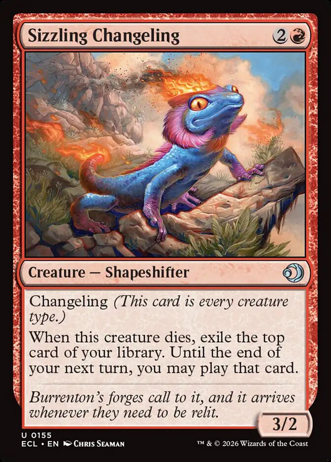 Sizzling Changeling - Lorwyn Eclipsed