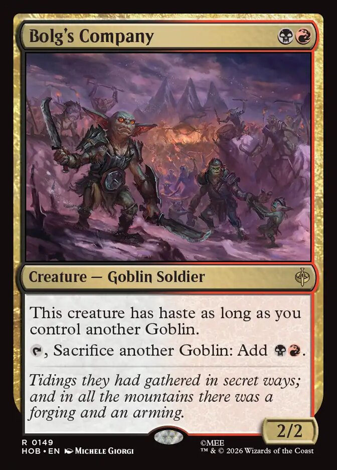 Bolg's Company - The Hobbit